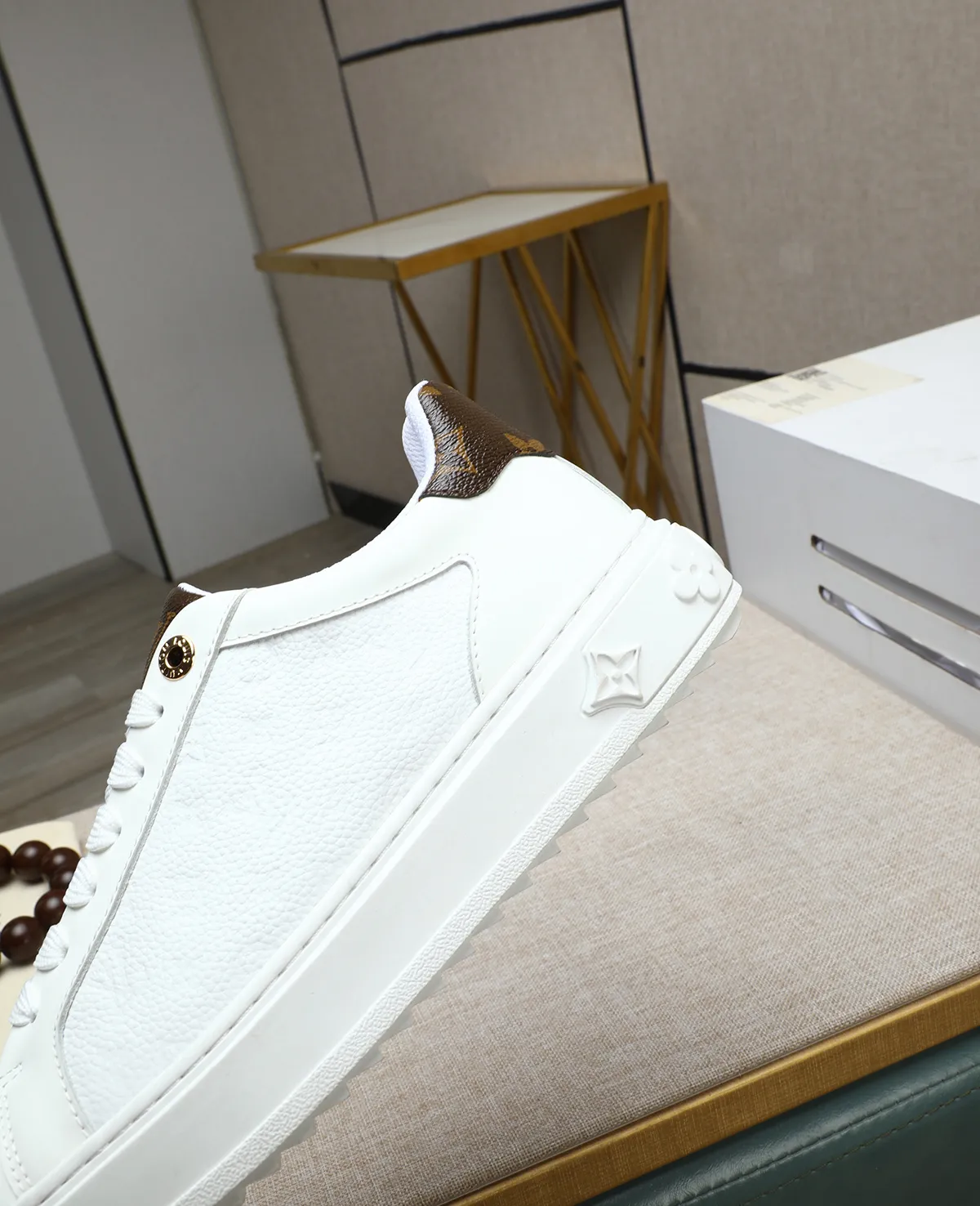 Men's men's shoes 💰540 📛📛(Niuli) high-end [LOUIS VUITTON] Louis Vuitton official website synchronized new products 👟Milan fashion catwalk style 🇰🇾🇰🇾LV family logo, celebrity style, a must-have for fashionistas ⚠️Top-layer calfskin ➕Cow leather lining ➕Mesh lining Official website original special outsole👞Number 38-44